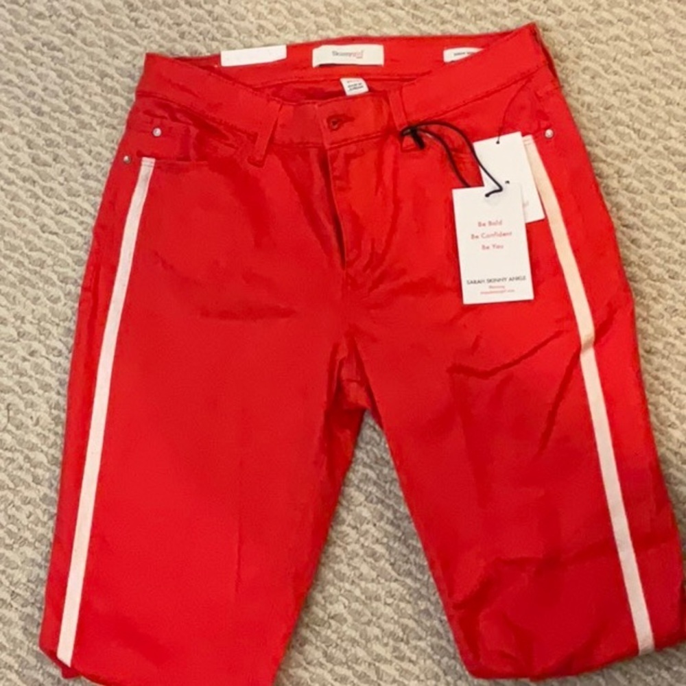 Skinnygirl Red Skinny Jeans